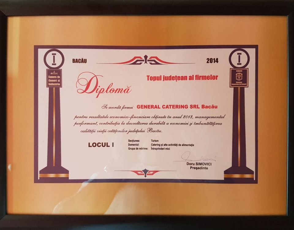 diploma1 General Catering